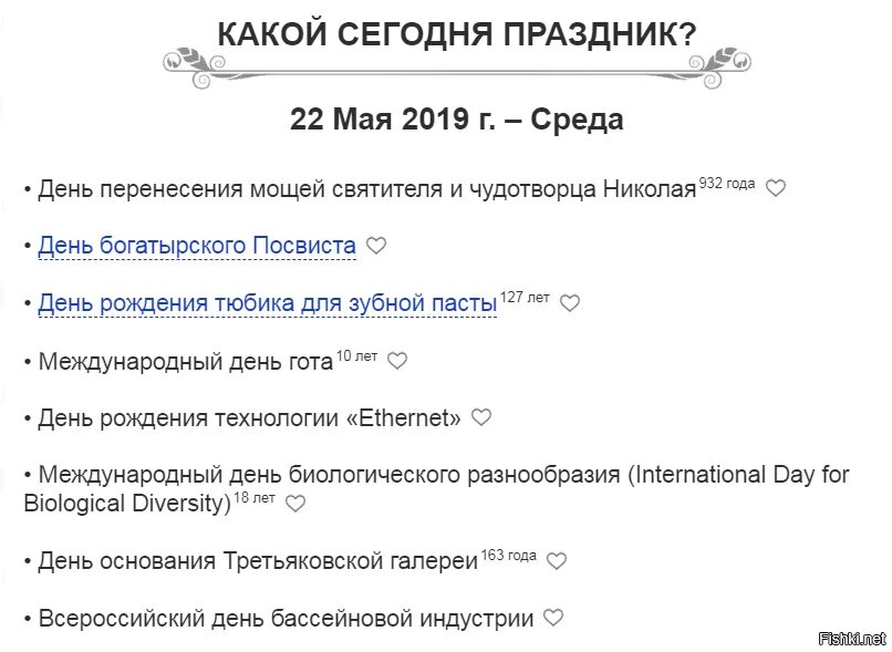22 мая какой день. 22 мая какой день