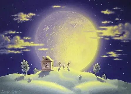 Луна сказка картинки