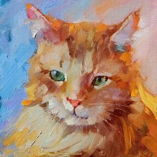 Кошка акрил