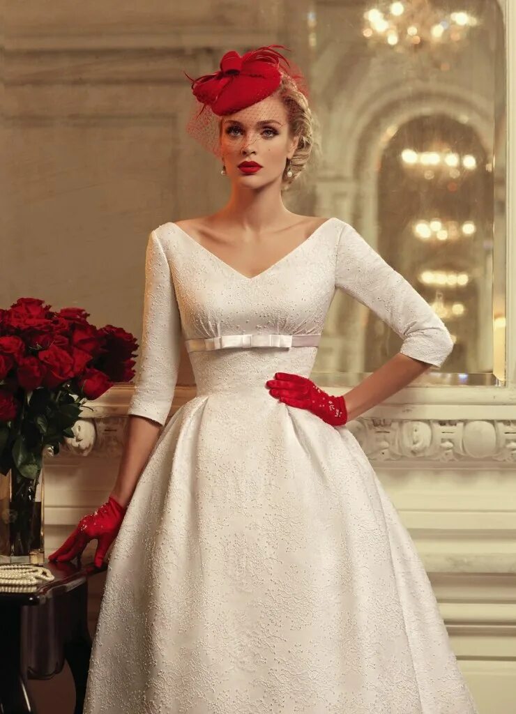 Невеста 50 годов. Платье Tatiana Kaplun.