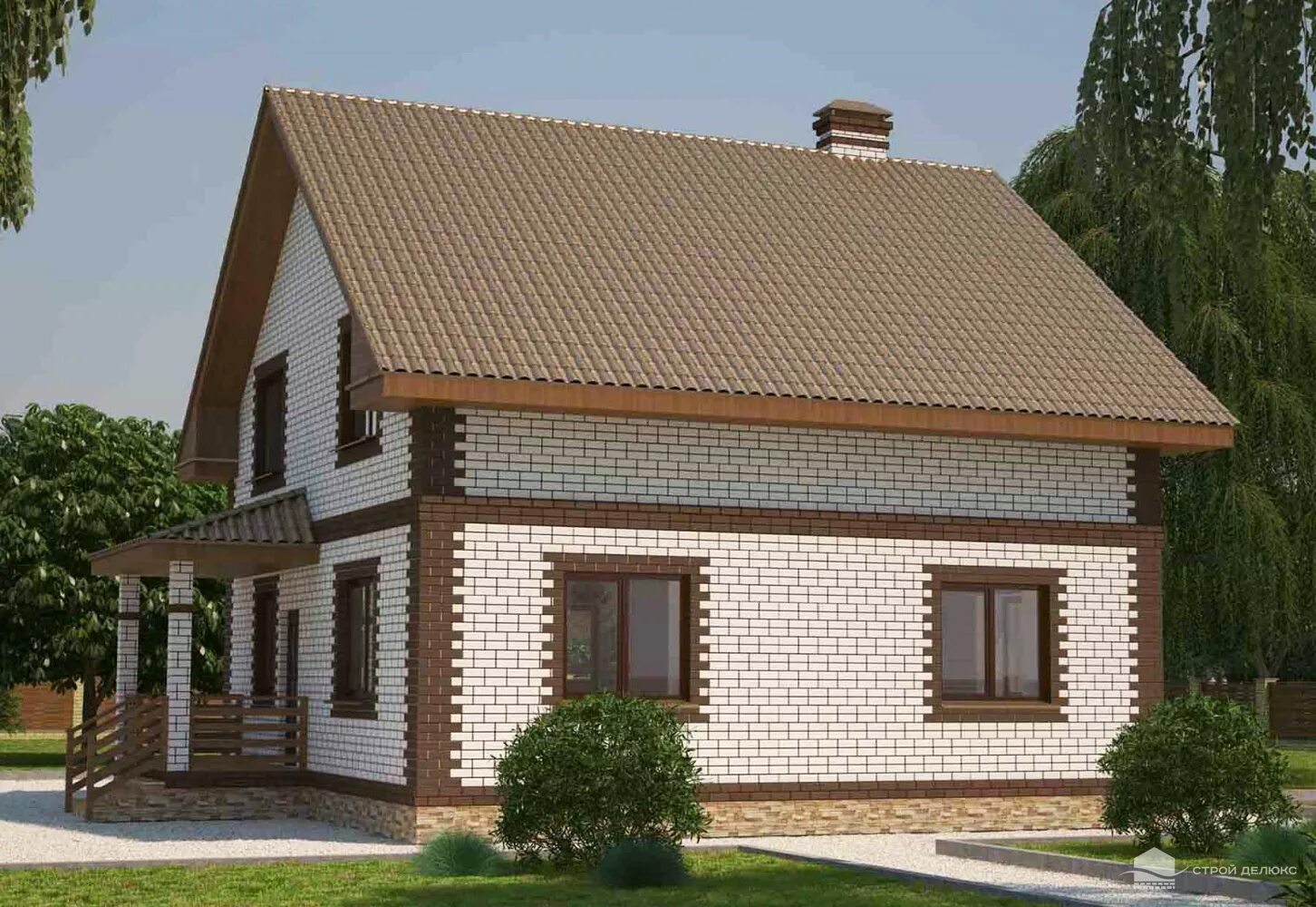 Кирпичный домик. М с мансардой. Дом кирпичный двухэтажный. Проект z10 одноэтажный. Кирпичный дом 10 10.