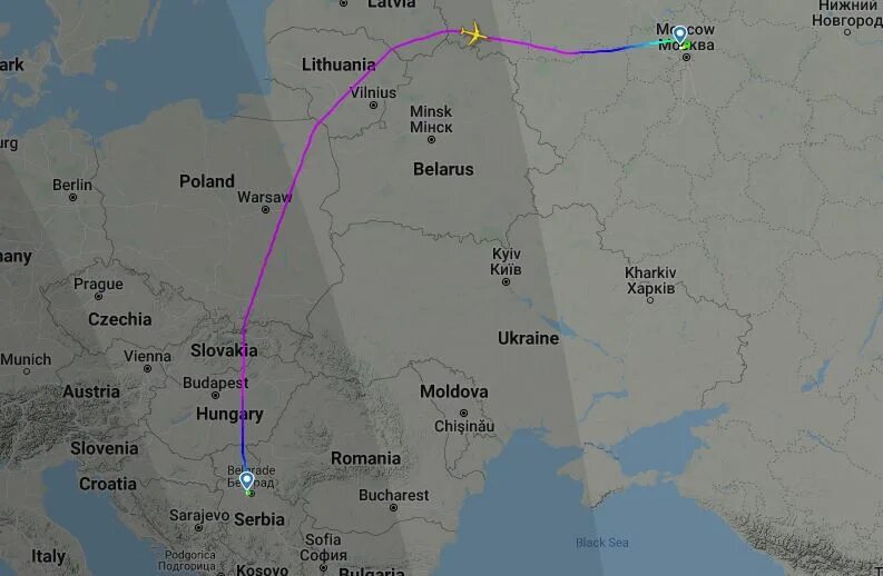 Маршрут полета это. Маршрут перелета санкт петербург сербия. москва белград траектория полета. траектория полета самолета москва белград. путь самолета из санкт-петербурга в сербию.