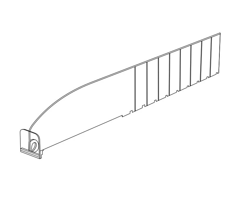 Разделитель пластиковый вт60. Разделитель пластиковый 60мм с передним ограничителем. Разделитель полочный обламывающийся. Разделитель пластиковый l-образный div-l.