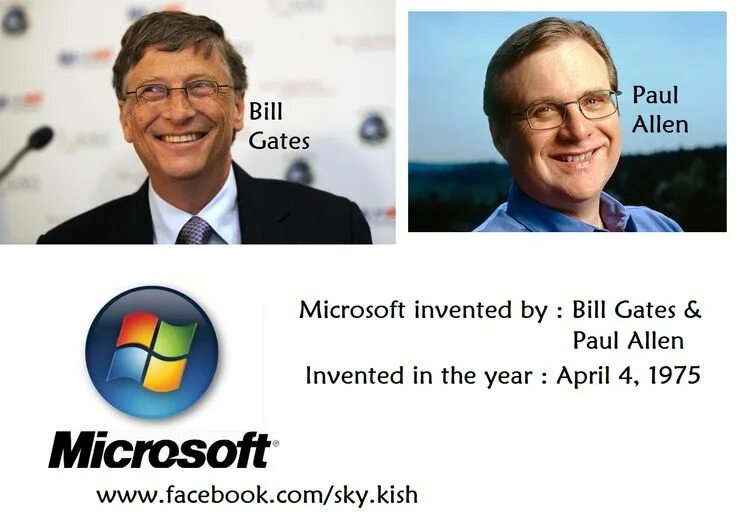 When he found microsoft