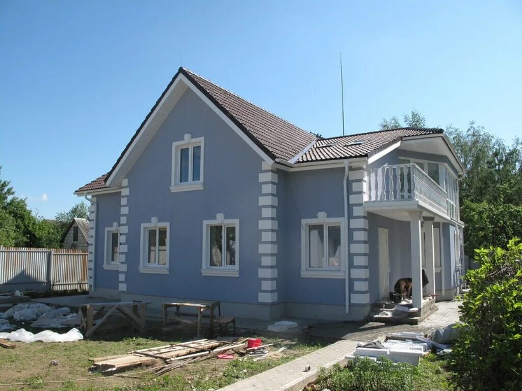 Чем обшить дом из пеноблоков снаружи фото - DelaDom.ru