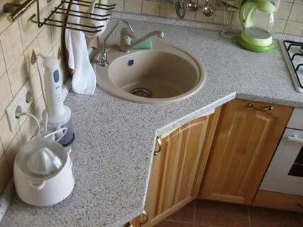 Угловые мойки для маленькой кухни фото