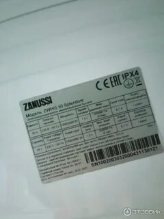 Zanussi zwh s 50 отзывы
