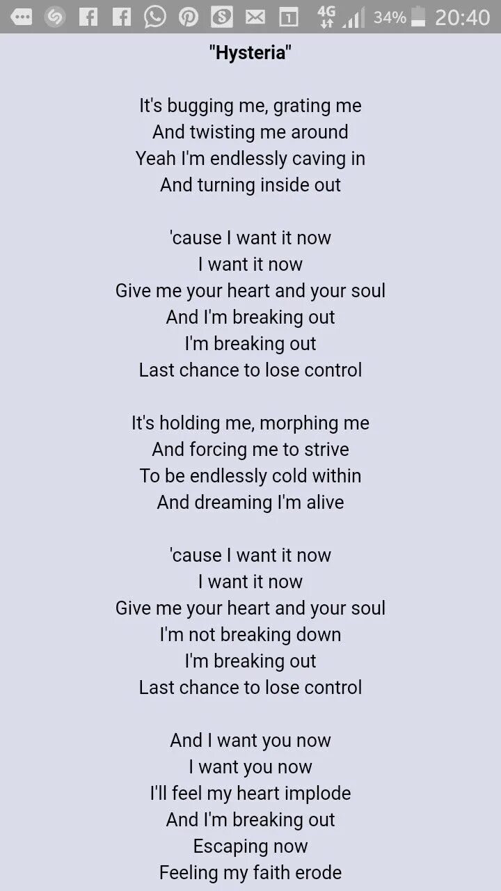 Muse hysteria перевод. Hysteria текст. muse hysteria. muse истерия. слова hysteria muse.