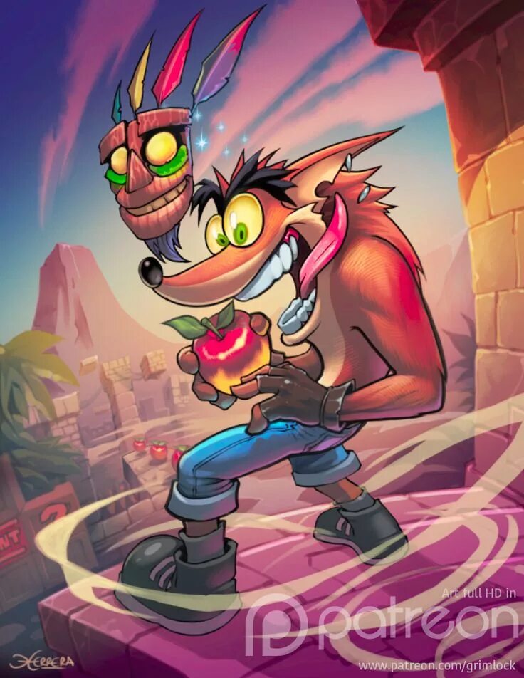 Art crash. Краш бандикут. крэш бандикут арт. крэш бандикут 4. crash bandicoot 4 art.