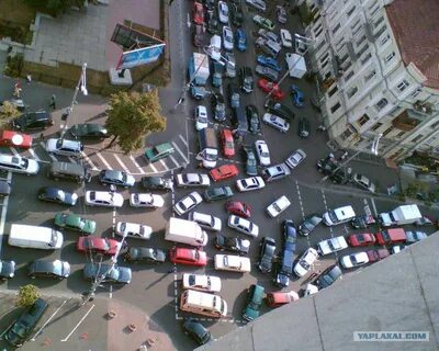 Затор на перекрестке