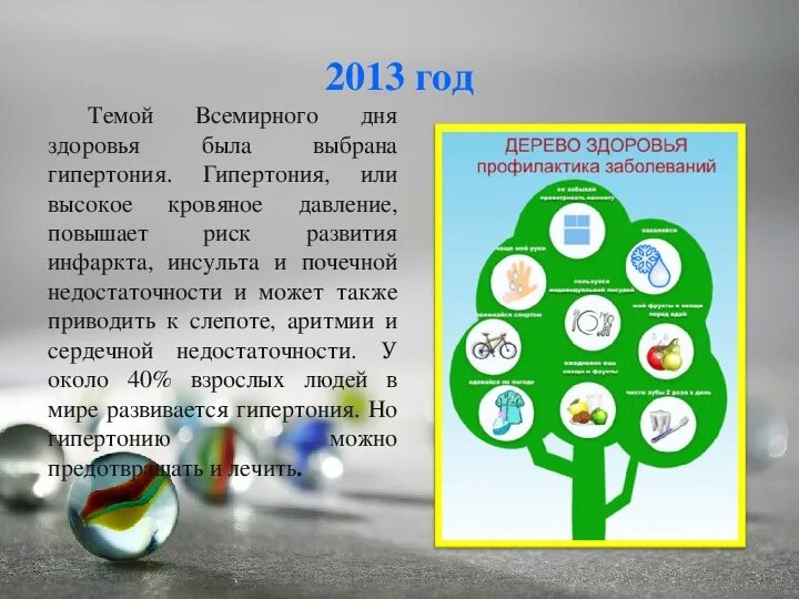 Всемирный день здоровья. Презентация на тему Всемирный день здоровья. Презентация по дням здоровья.