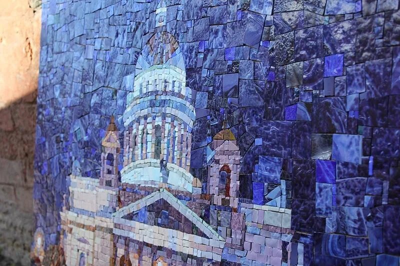 Элементы интерьера: мозаичное панно "Лев" в интернет-магазине на Ярмарке Мастеро