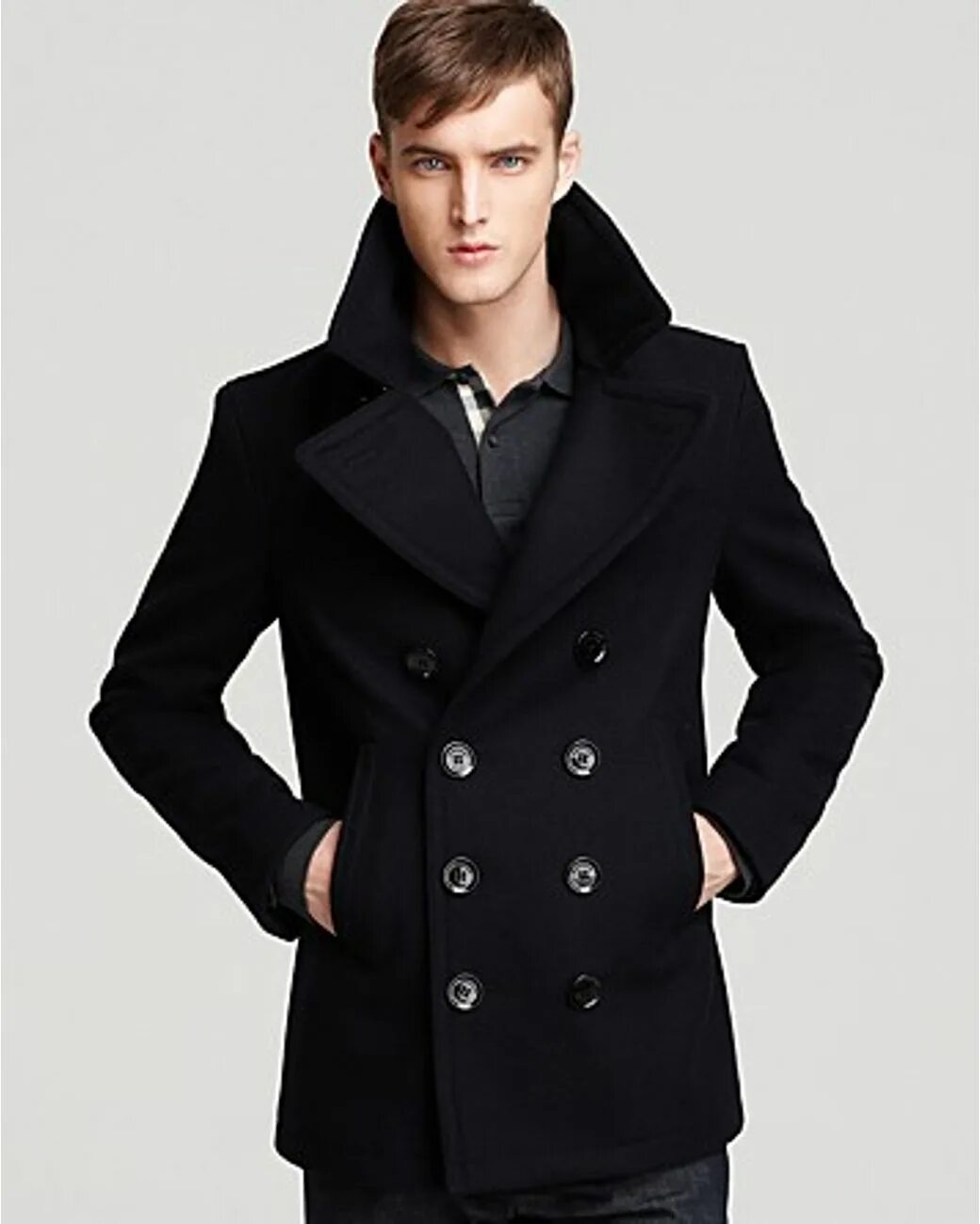 Купить пальто мужское магазин. Пальто Барбери черное мужское. Burberry Peacoat man. Burberry Brit Peacoat. Burberry Brit пальто мужское.