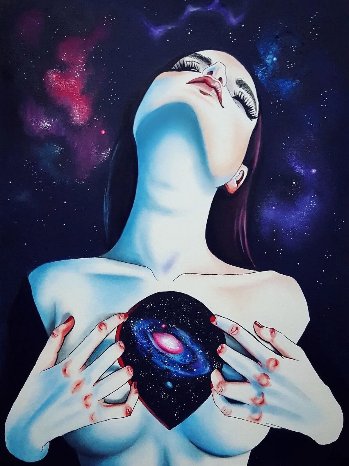 Арты. Красота внутреннего мира. Красота иллюстрация. Богиня природы. Художник wlodzimierz kuklinski.