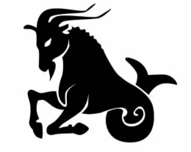 Картинки знаков зодиака черно белые. Козерог. козерог вектор. козерог трафарет. знак зодиака козерог чб.