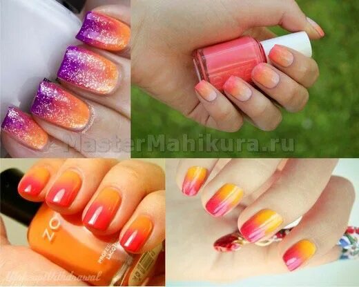 Маникюр осень градиентный маникюр Fashionable manicure Fall 2017