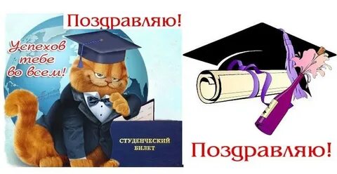 Поздравляю с защитой проекта