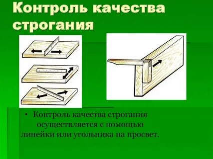 Контроль качества изделий из древесины 5 класс