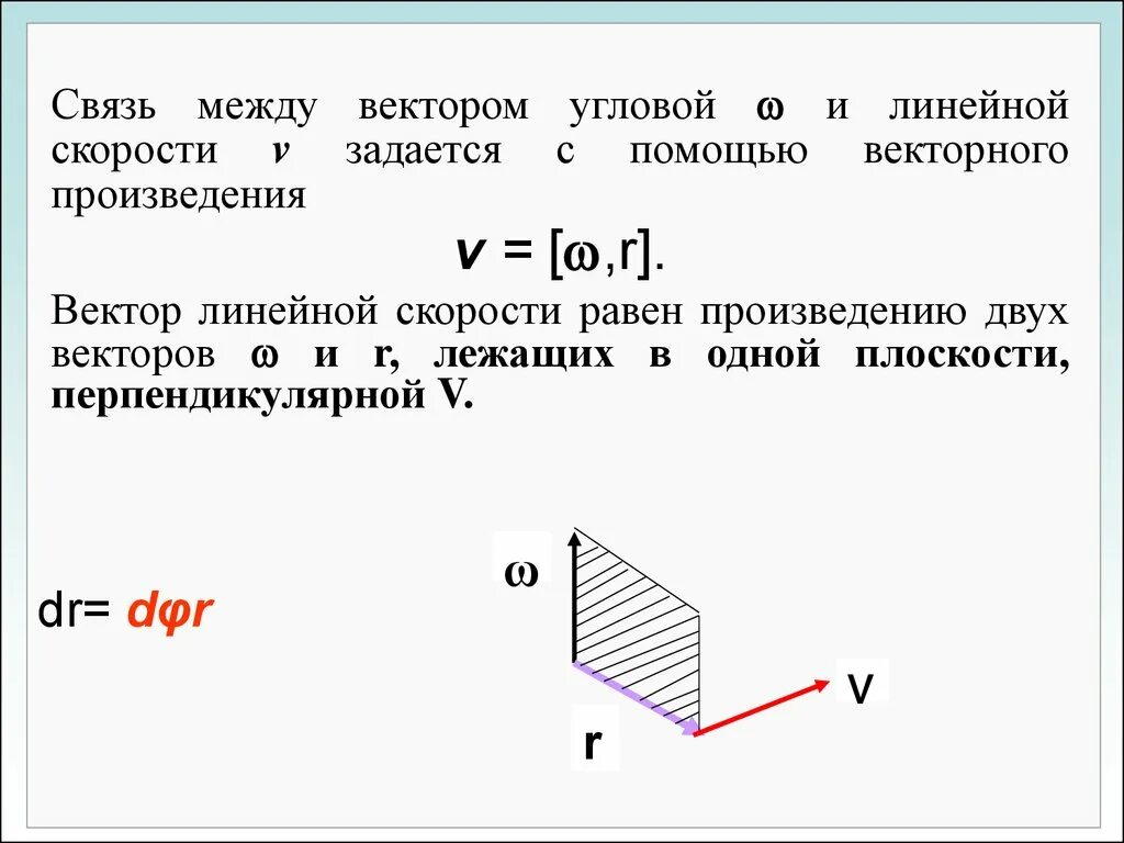 Какая связь между линейной и угловой скоростью. Какова связь между линейной и угловой скоростью. связь линейной и угловой. связь между линейной и угловой. скорость это векторное произведение.