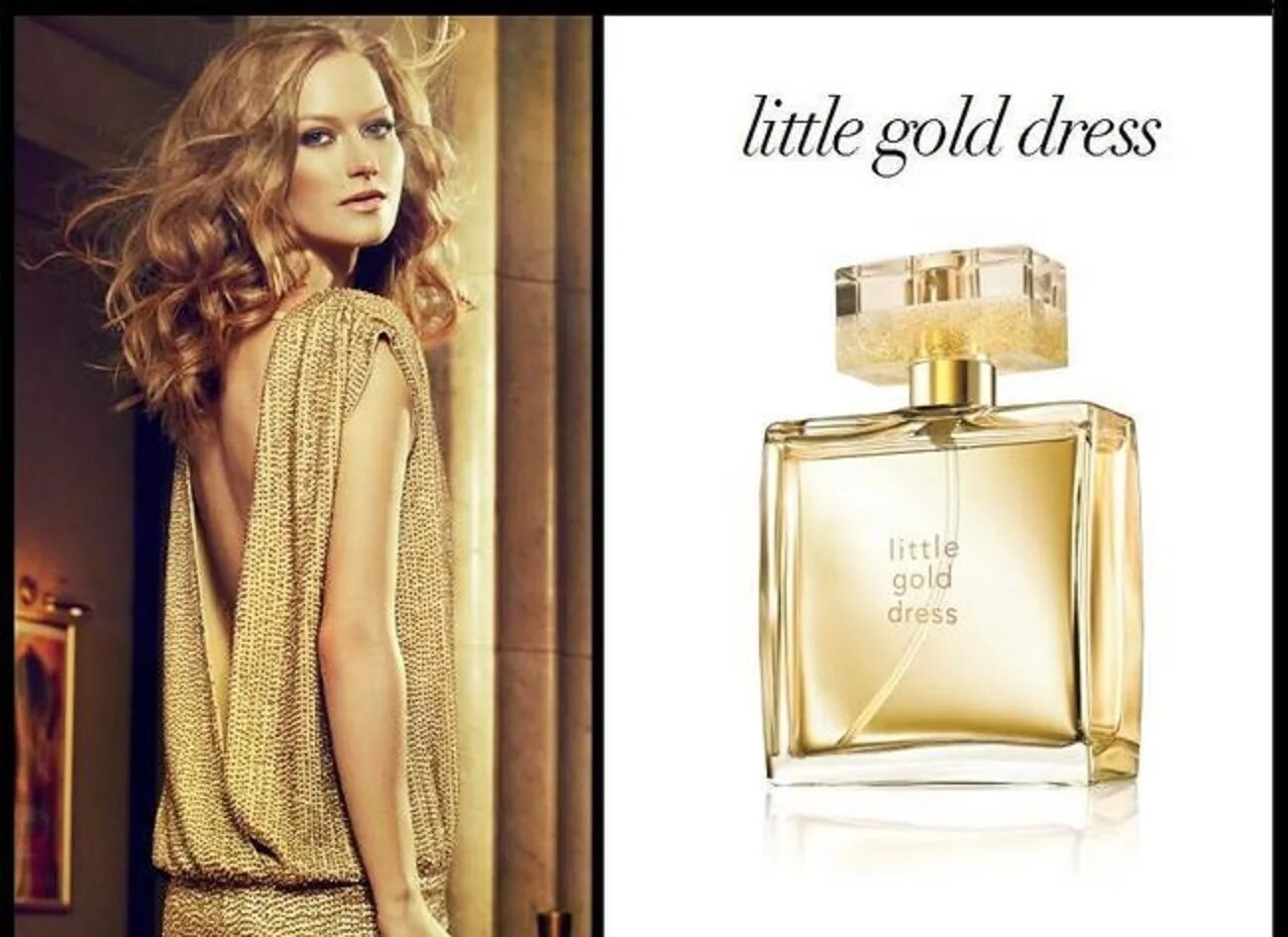 Духи эйвон little Gold Dress. Парфюмерная вода золотое платье эйвон. Эйвон золотое платье духи. Духи Avon золотистые.