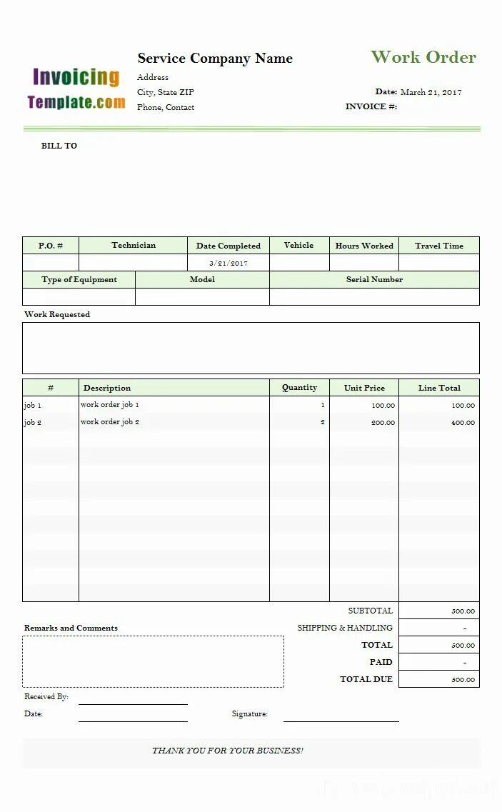 Working orders перевод