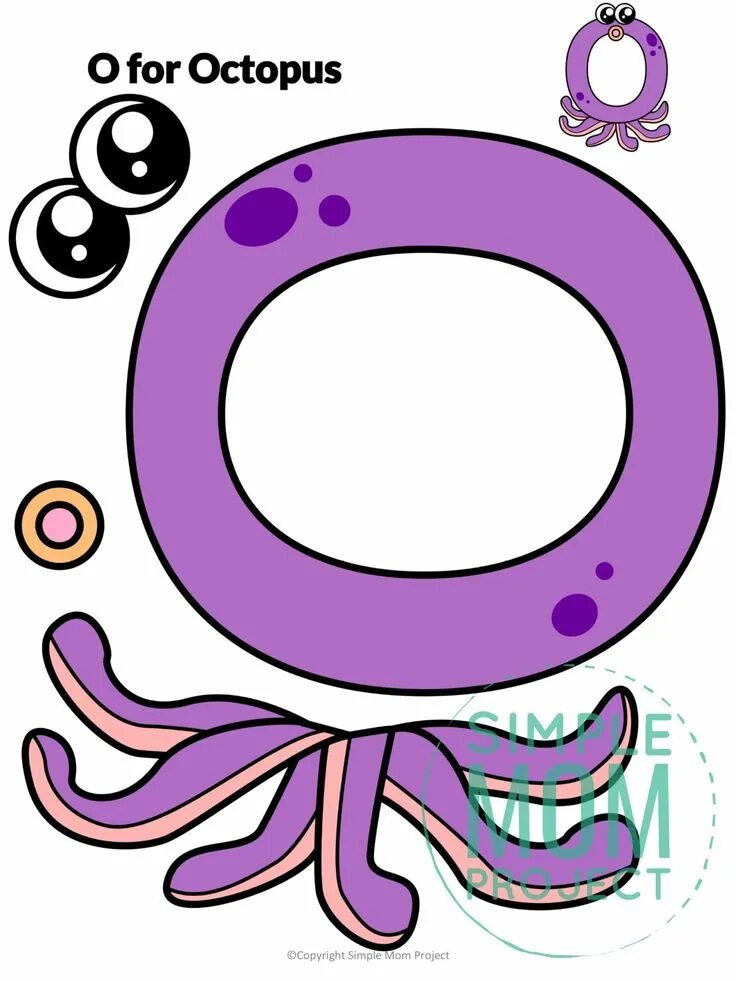 O craft. O craft. Аппликация буквы. O craft. O is for octopus craft.