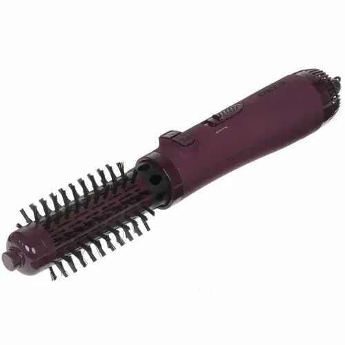 Фен-щетка для волос DEXP HB-1202R, фиолетовый, черный - купить по выгодным ценам