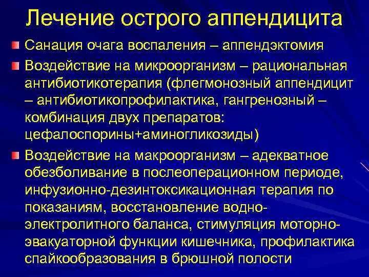 Острый аппендицит уход. Лечение острого аппендицита. Лекарства при остром аппендиците. Препараты при остром аппендиците после операции. Лечебная тактика при остром аппендиците.