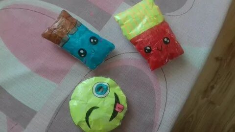 Как легко сделать сквиши из бумаги