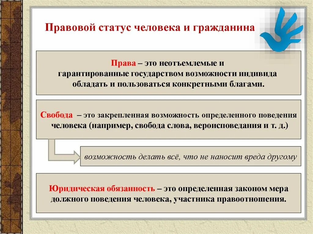 Обязанности гражданина 6 класс обществознание. Правовой статус человека - это... Обществознание. Поавовы статут человека. Правовой статус гражданина. Статус человека и гражданина.