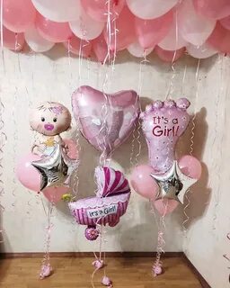 Шары на выписку для девочки