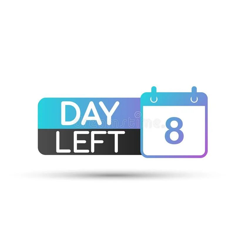 9 days left. Ten days left. 2 days left. 7 days left. only 8 $.