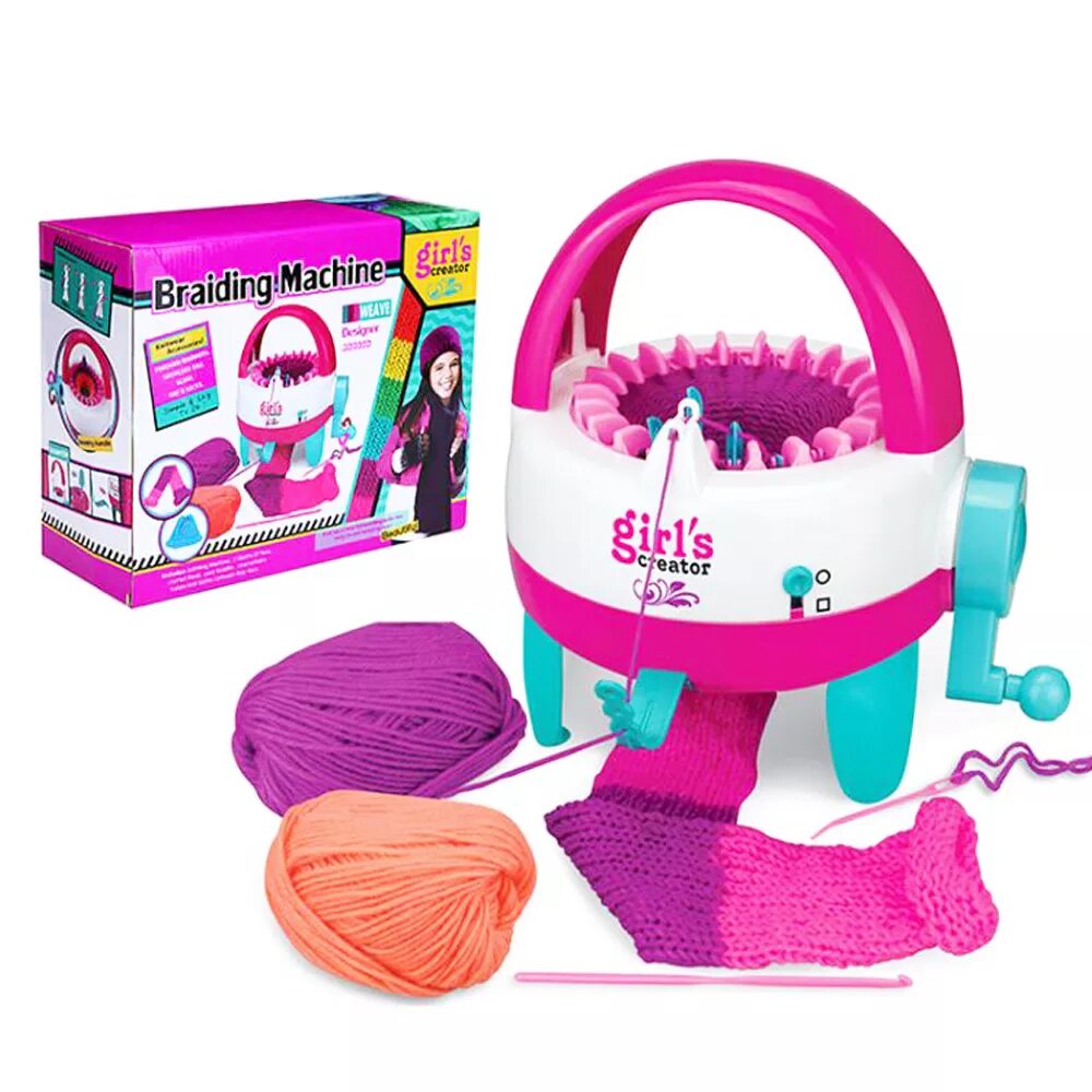детская вязальная машина newsun toys. детская вязальная машина smart weaver. вязальная машинка. детская вязальная машина умная рукодельница. "hobbius" mkc-01 детская вязальная машинка 19 x 19 x 26 см 01.