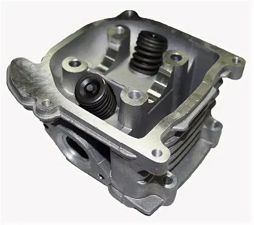 Клапаны 157 qmj. Головка цилиндра 4х такт. дв.157qmj (57,4 мм, 150см3) с клапанами. блок помпы для 2-ух тактного дв.. блок цилиндра скутер рейсер дорадо.