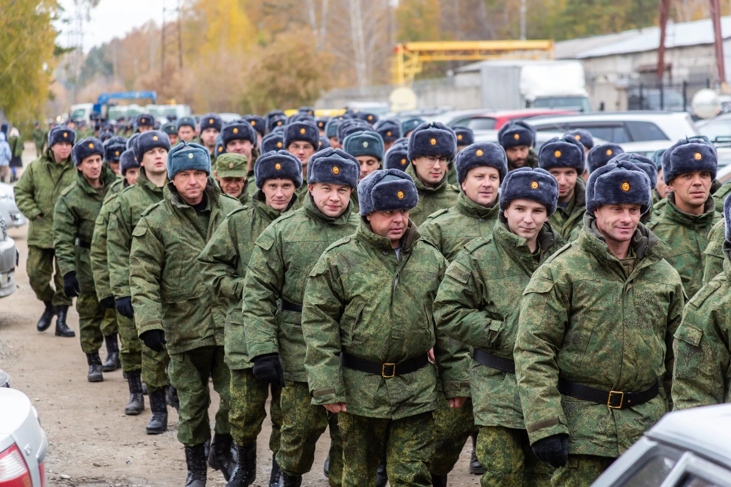 Мобилизованные военнослужащие РФ. Военный призыв. 27 ноября новосибирск