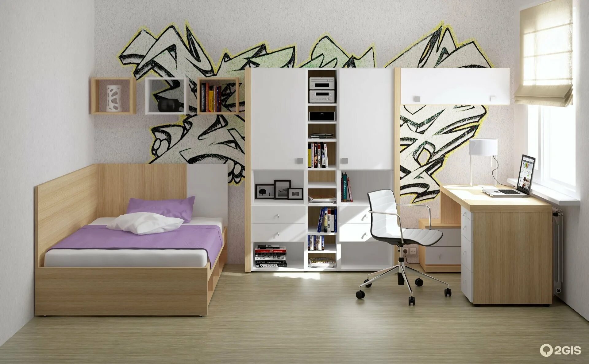 Involux детская мебель мегаполис. Детская мегаполис инволюкс. 00. Комната мегаполис. 01 (трия).