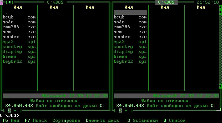 Открой дос. MS-dos 6.22 Box. MS dos Интерфейс. Конфигурационные файлы МС дос. Dos Navigator.