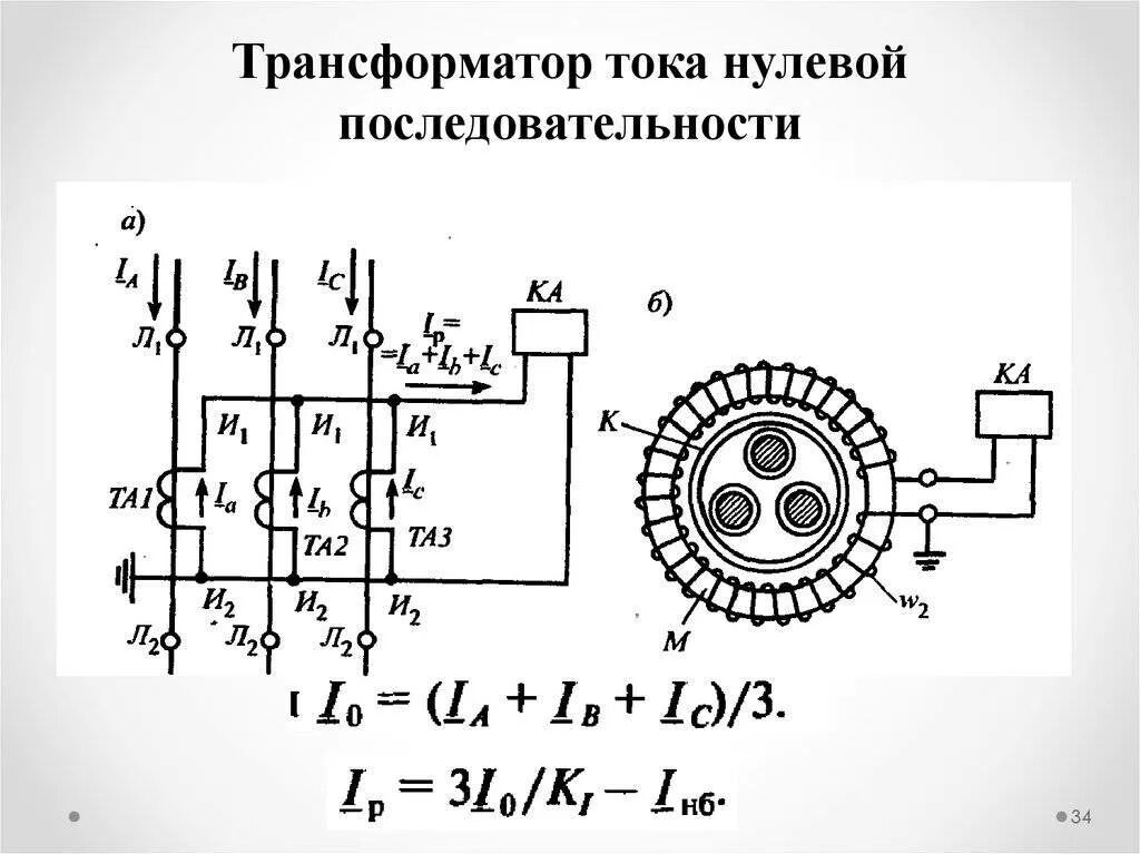 Защита нулевой последовательности. Схема подключения трансформатора тока нулевой последовательности. трансформатор тока нулевой последовательности на схеме. трансформатор тока нулевой последовательности кабельный. схема подключения трансформатора нулевой последовательности 10 кв.