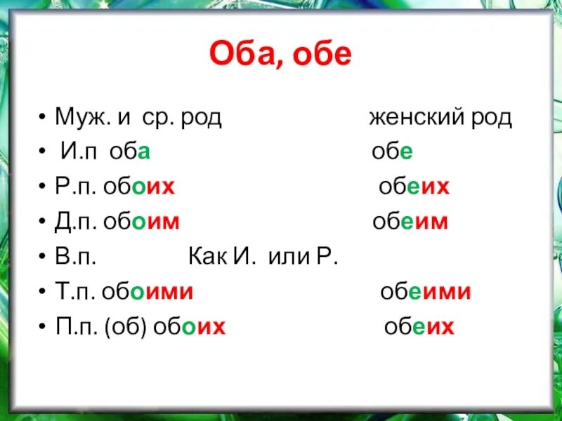 Оба че