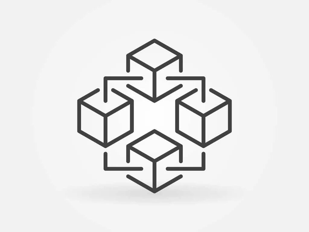 Blockchain blocks. Blockchain blocks