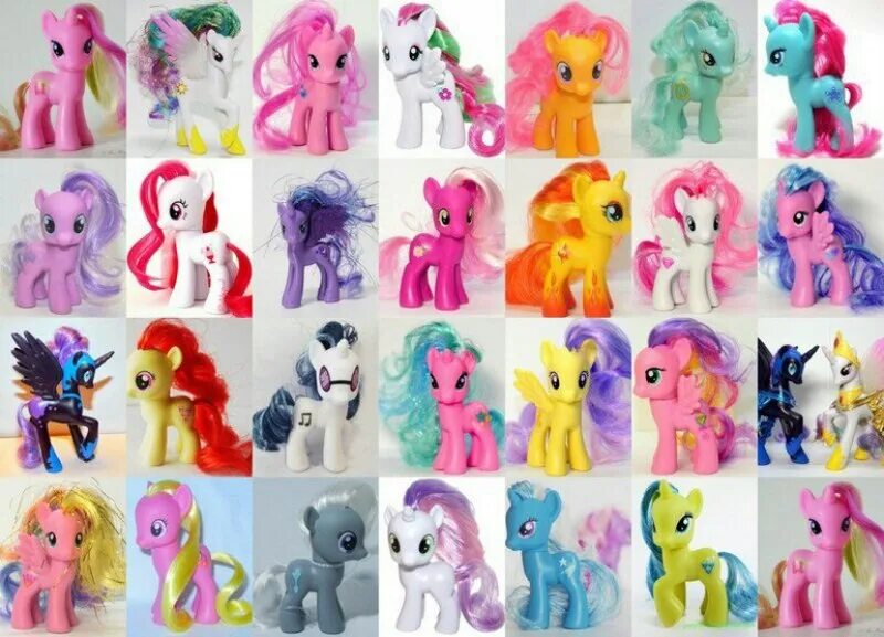 Сколько my little pony. My little Pony (2010 toyline) игрушки. Hasbro #c2869 коллекция пони. Редкие пони игрушки. Самые редкие пони.