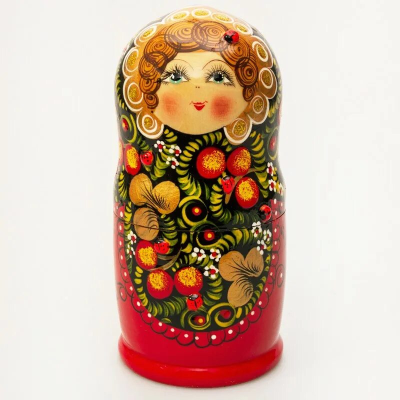 золотая хохлома матрешка. матрешка роспись хохлома. матрешка роспись хохлома. матрешка 5 кукольная "хохлома-клубничка". хохломская расписная матрешка.