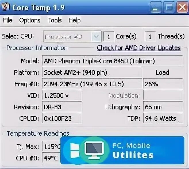 Core temp 64 bit на русском. Core temp 64 bit на русском