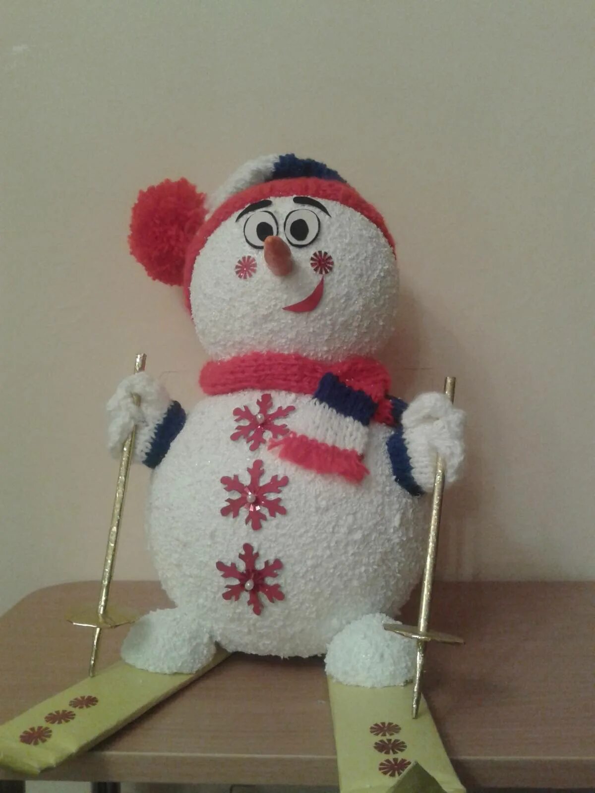 Снеговик на лыжах. Как сделать лыжи снеговику. Как сделать лыжи снеговику. Снеговик из лампочки. Снеговик своими руками на новый год.