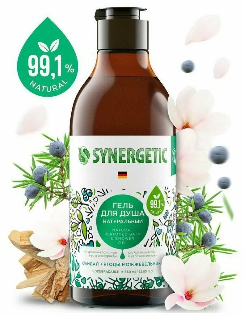 крем synergetic сандал и ягоды можжевельника