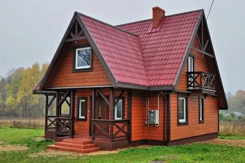 Красивые дома из вишни