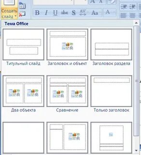 Какой макет в презентации