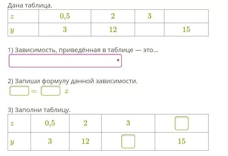 В таблице даны условия банковского. Запиши формулу данной зависимости. Зависимость приведённая в таблице это. Запиши формулу данной зависимости z..