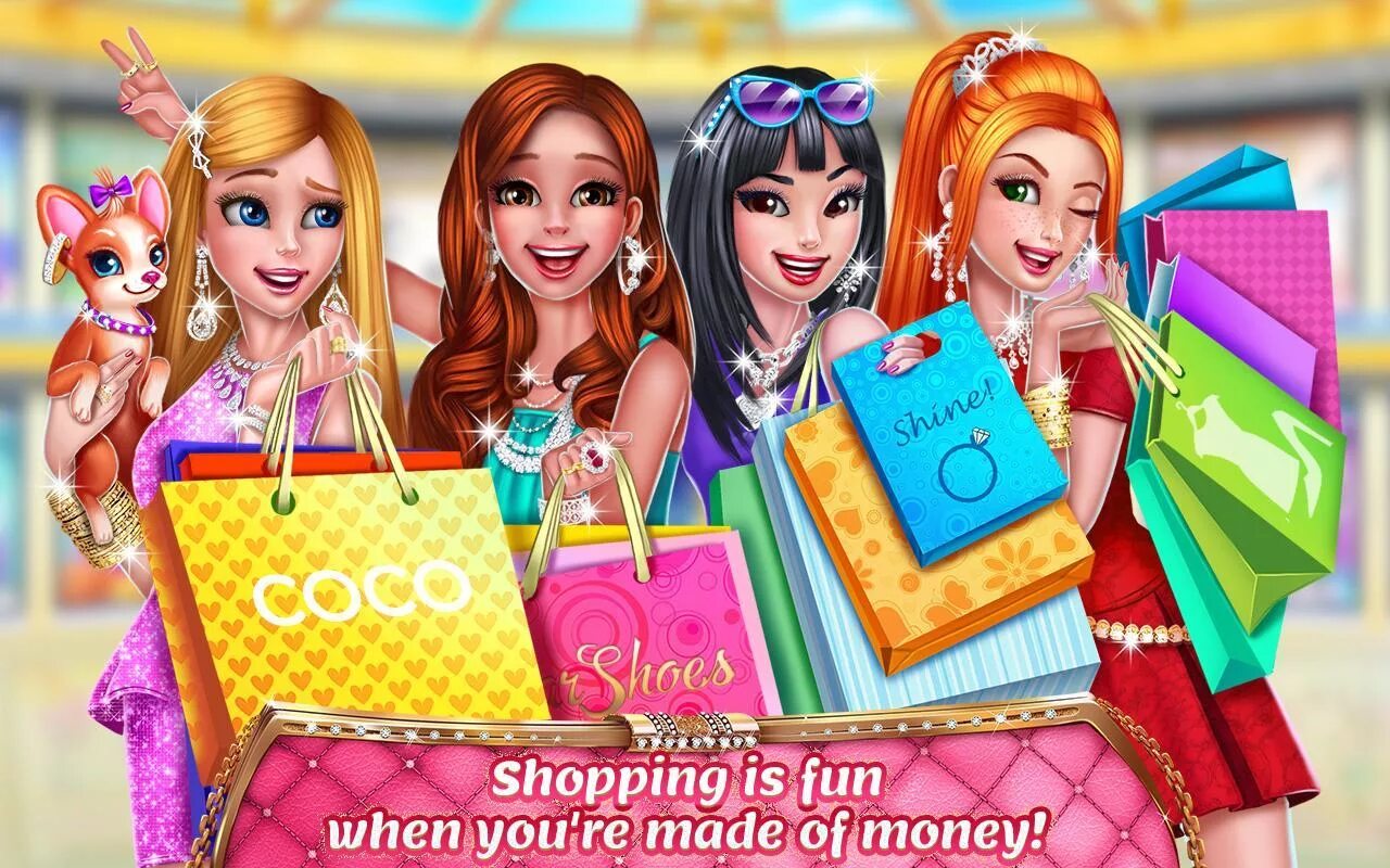 Shopping is fun. Игры Коко для девочек. Игры для девочек шоппинг. Шопоголик игра для девочек. Игры для девочек обложка.