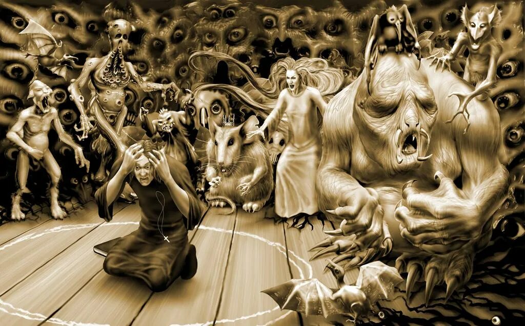 мартин шопенгауэр искушение святого антония. 7 злых духов. 7 злых духов. 7 злых духов. албасты татарская мифология.